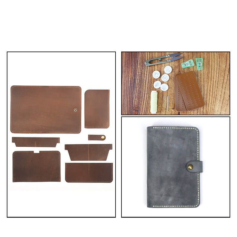 Passport Holder Ticket Case Fog Wax Leather DIY Kit – Babylon Leather