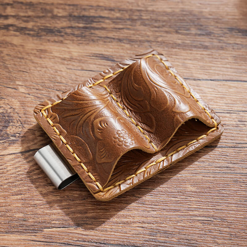 Embossed Pen Loop Traveler's Notebook – Babylon Leather