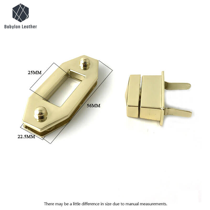 Fashion Bag Accessory Diamond Twist Lock