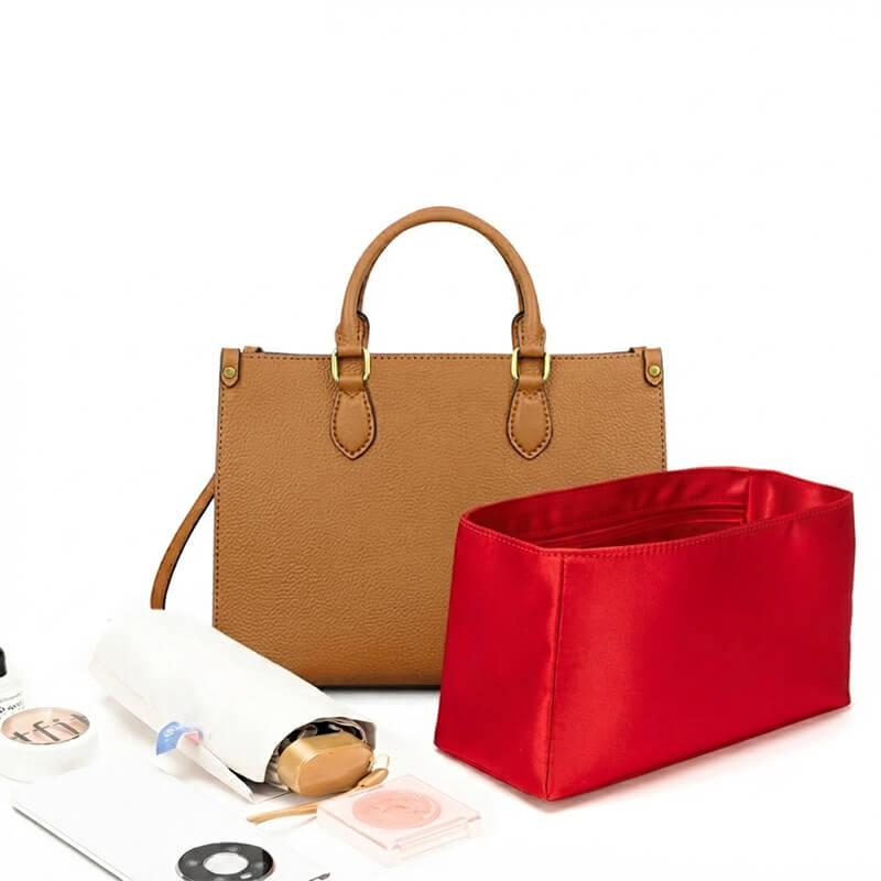 Satin Bag Insert Organizer for OnTheGo-Style Tote Bags