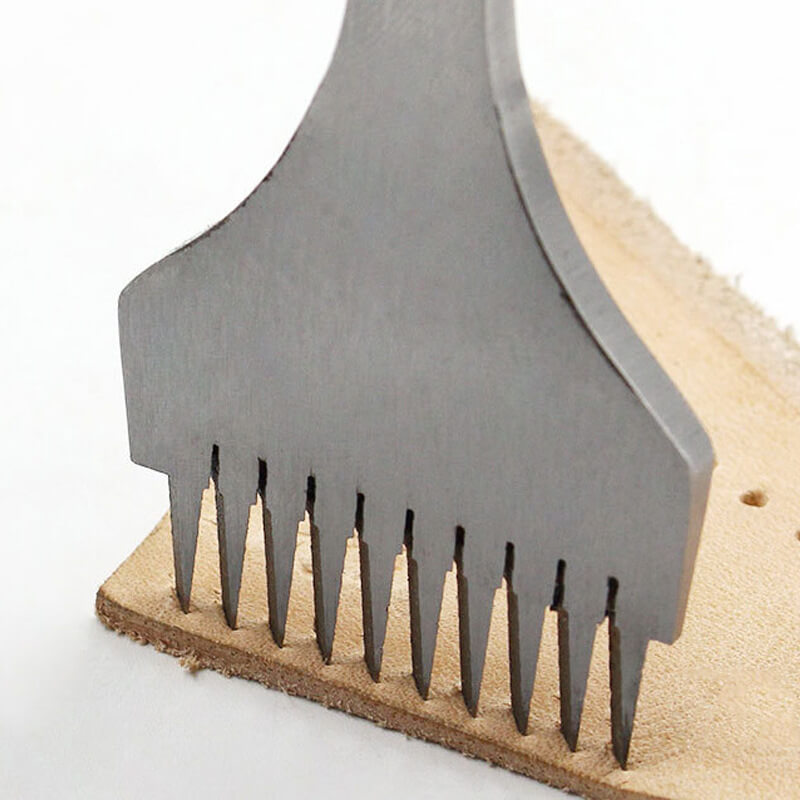 French Style Oblique Pricking Iron HSS for Leather – Babylon Leather
