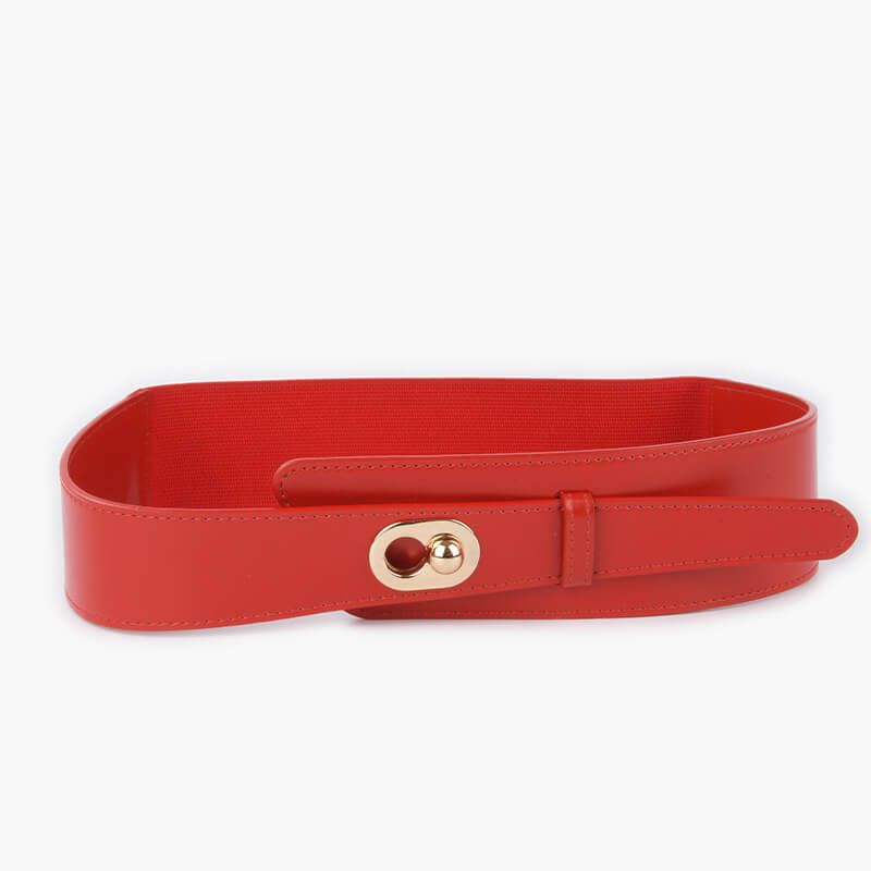 Women's Elastic Split Leather Waist Belt – Babylon Leather
