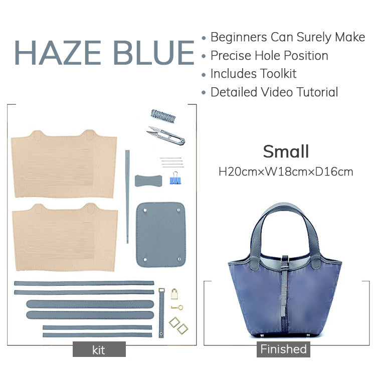 DIY-Set für individuell gestaltbare Picotin-Taschen mit Panels – Babylon Leather