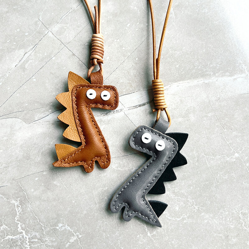 Mini Dinosaur-Shaped Keychain DIY Kit – Babylon Leather
