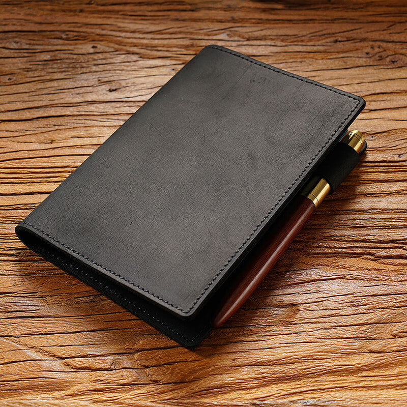 Crazy Horse Leather Notebook Cover A5 and A6 – Babylon Leather