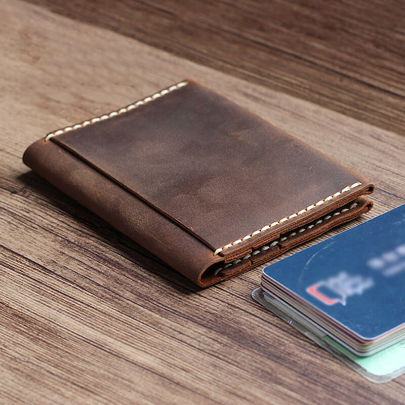 Multi-Slot Card Case Crazy Horse Leather DIY Kit – Babylon Leather