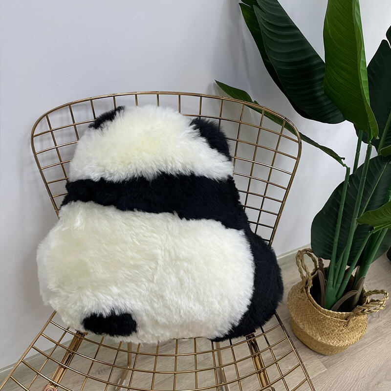 Red Panda Sheepskin Seat Cushion - Babylon Leather