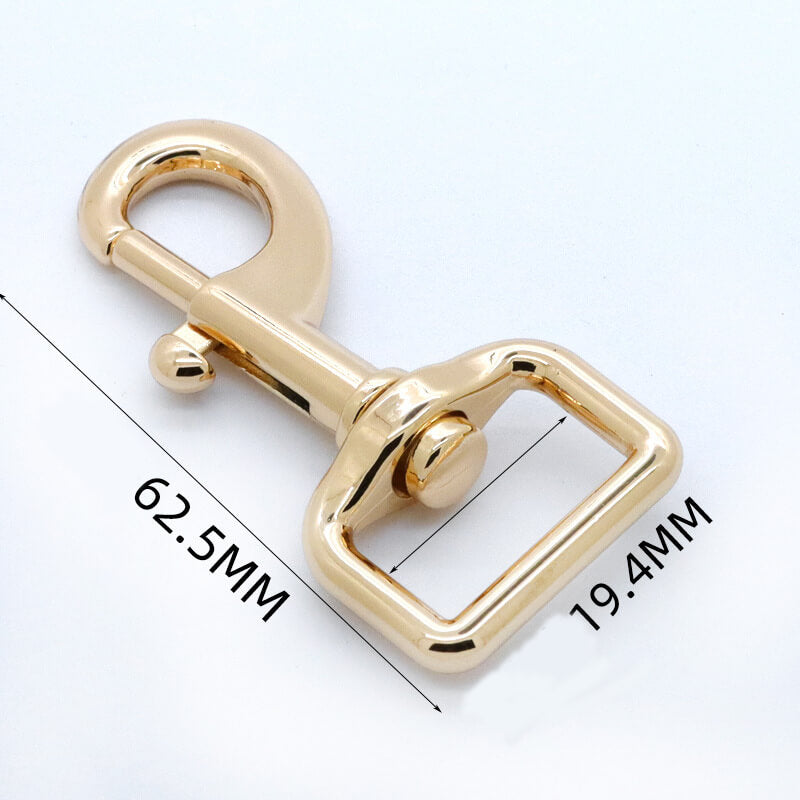 Lobster Clasp with Rectangular Eye - Babylon Leather
