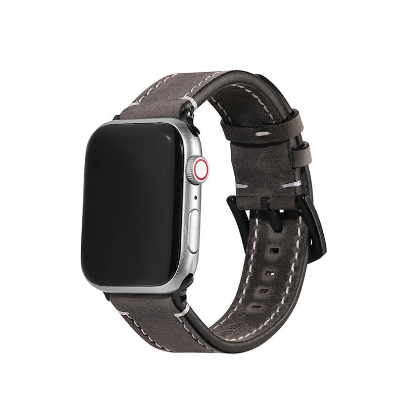 Crazy Horse Leather Band for Apple Watch Series 1–6, 38/40mm and 42/44mm – Babylon Leather
