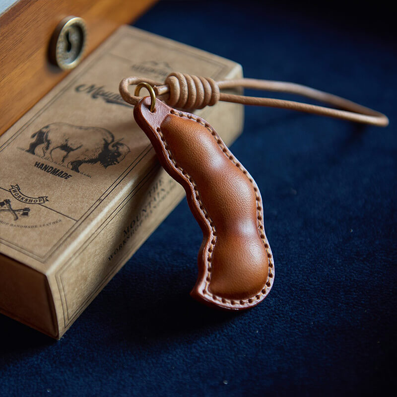 Four-Season Bean Leather Bag Charm – Babylon Leather