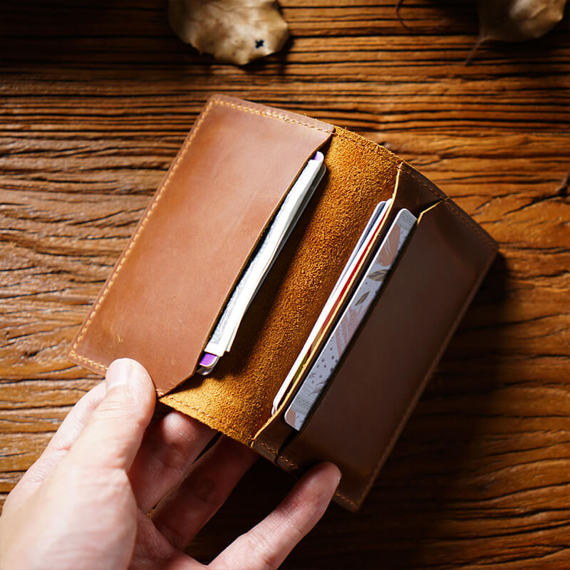Slim Card Case Bank Card Holder – Babylon Leather