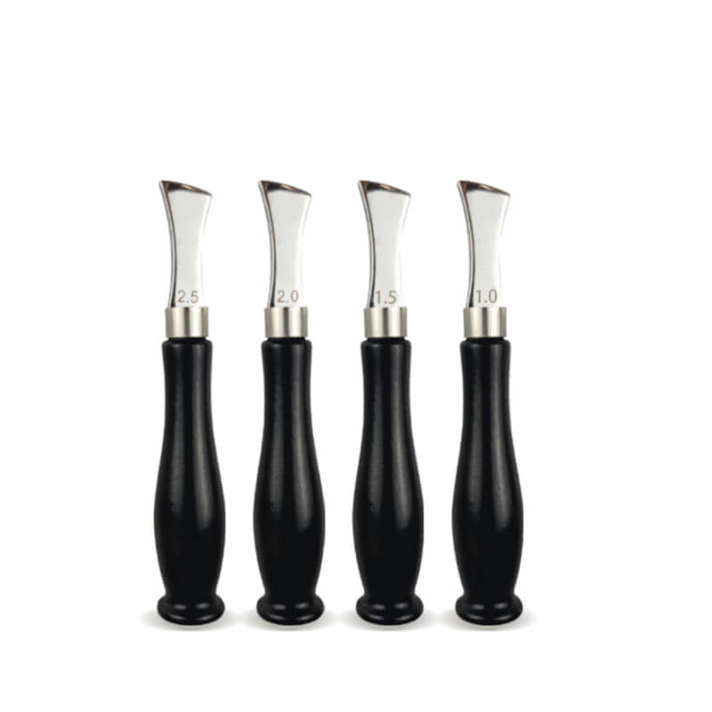 Leather Edge Creaser Wood Handle Stainless Steel – Babylon Leather