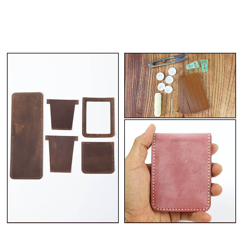 Passport Holder Ticket Case Fog Wax Leather DIY Kit – Babylon Leather
