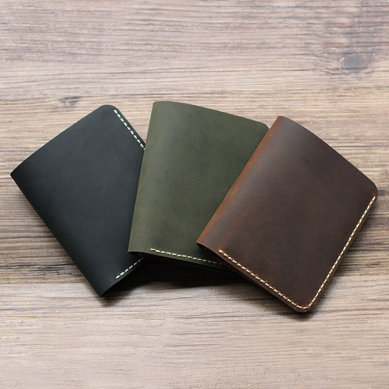 Trifold License Wallet Crazy Horse Leather DIY Kit – Babylon Leather