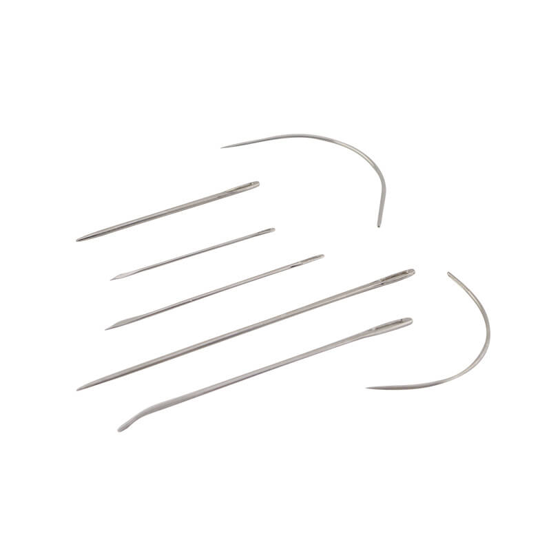 Leather Hand Sewing Needle Set Blunt Curved Triangle Tip – Babylon Leather