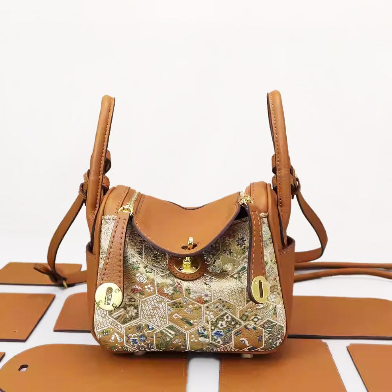 Customizable Panel Lindy-Style Bag Kit – Babylon Leather