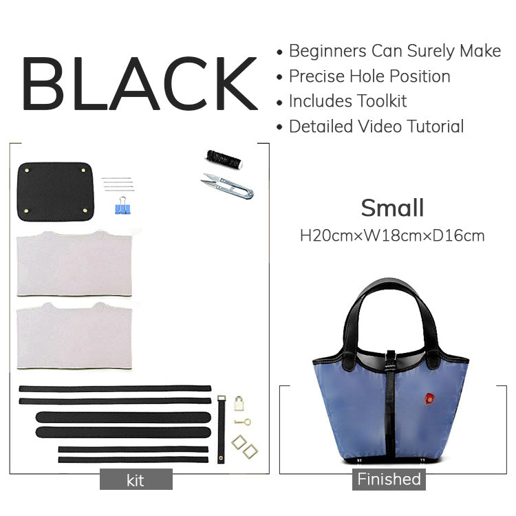 DIY-Set für individuell gestaltbare Picotin-Taschen mit Panels – Babylon Leather