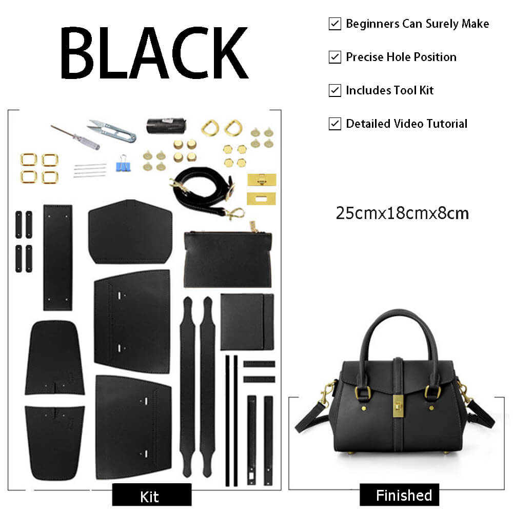 Leather Designer Handbag DIY Sewing Kit – Babylon Leather