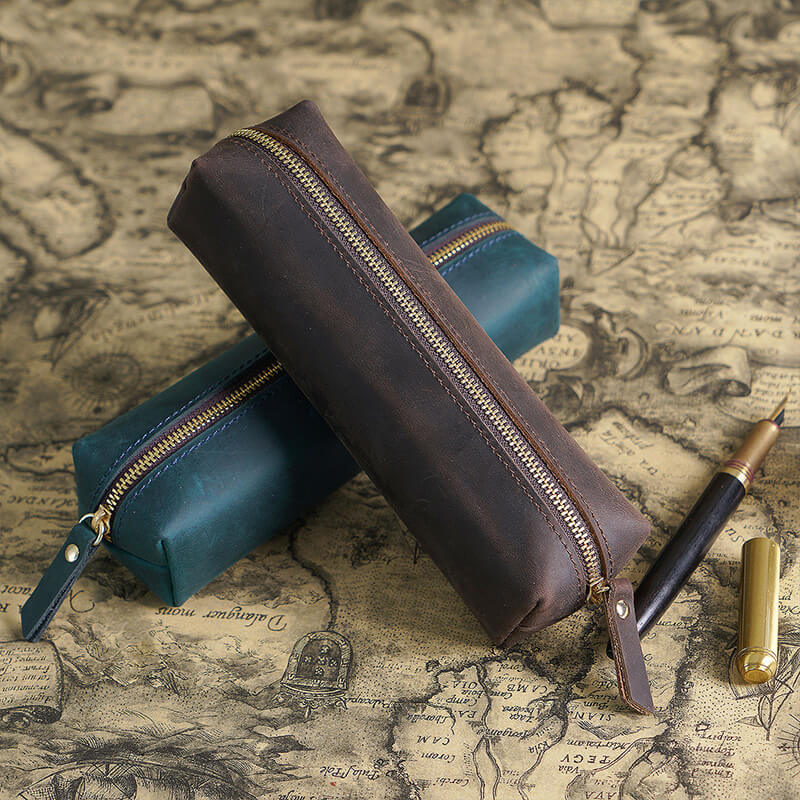Zip Pencil Case Student – Babylon Leather