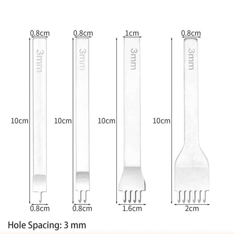HSS Diamond Pricking Iron for Leather Stitching – Babylon Leather