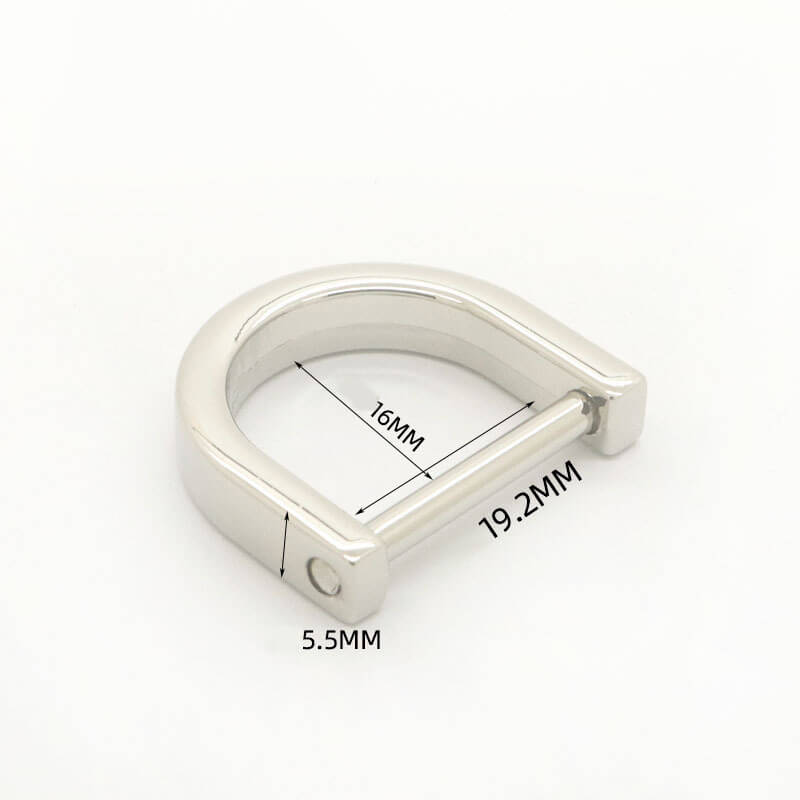 Screw-In D-Ring Connector - Babylon Leather