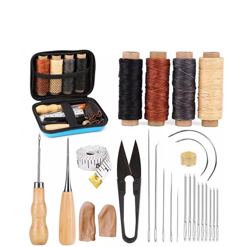 28-Piece Leather Craft Hand Sewing Tool Kit in Case – Babylon Leather