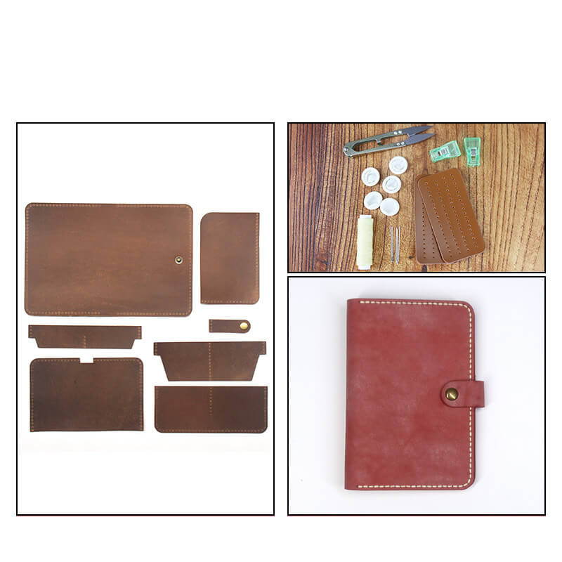 Passport Holder Ticket Case Fog Wax Leather DIY Kit – Babylon Leather