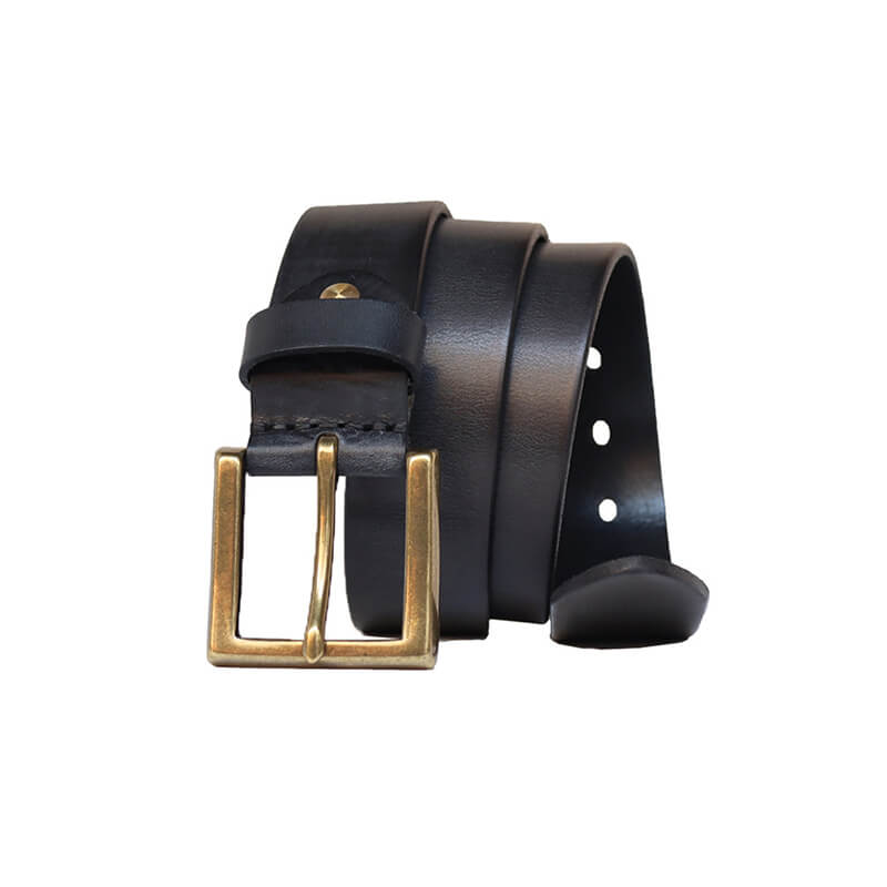Men's Antique Brass Belt Veg Tanned Leather DIY Kit – Babylon Leather