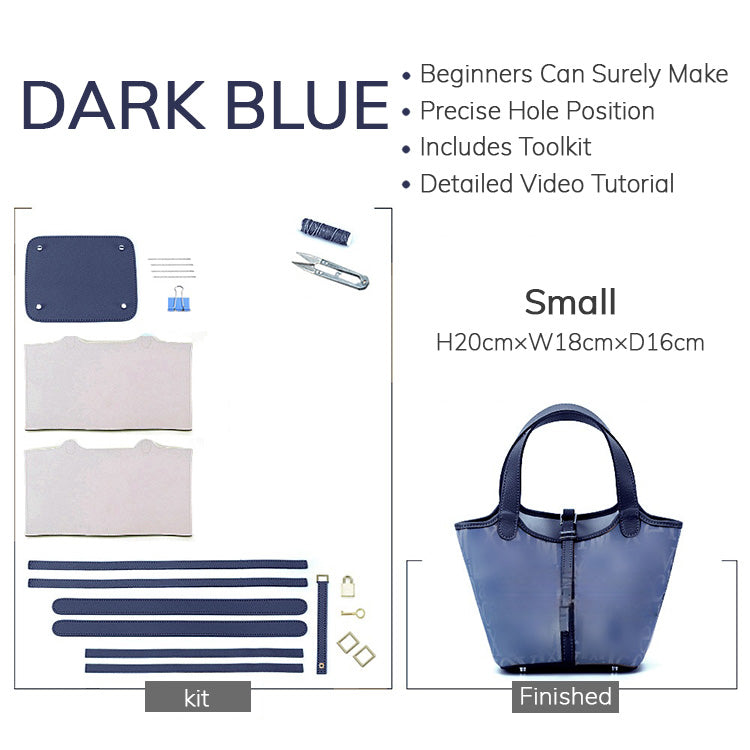 DIY-Set für individuell gestaltbare Picotin-Taschen mit Panels – Babylon Leather