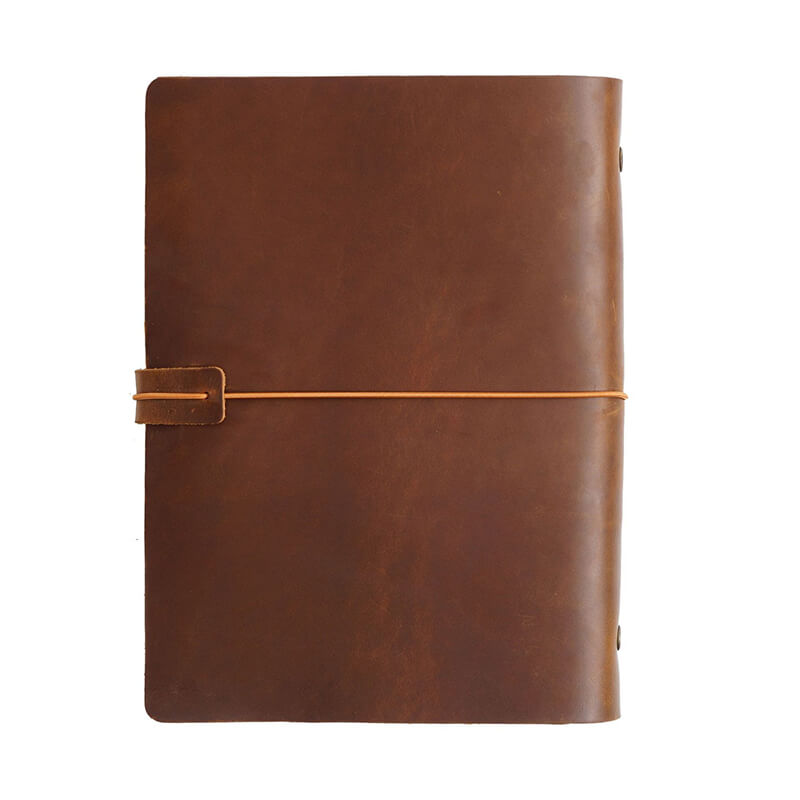 Crazy Horse Leather Travel Ring Binder Journal A5 A6 and A7 – Babylon Leather