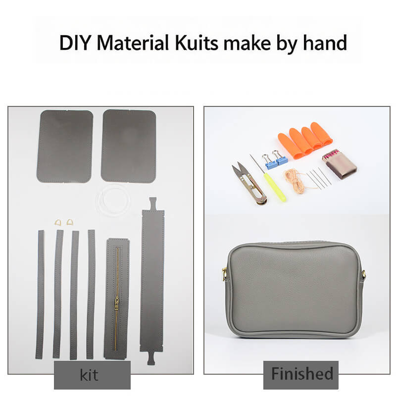 Mini Square Phone Crossbody Bag Leather DIY Kit – Babylon Leather