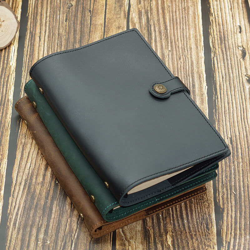 Top Grain Leather Ring Binder Notebook A5 – Babylon Leather