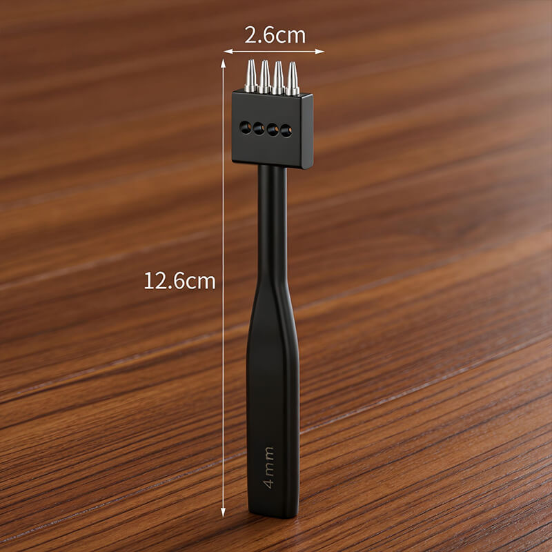 Round Hole Pricking Iron Set Steel for Leather Sewing – Babylon Leather