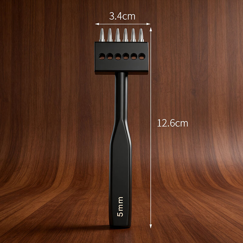 Round Hole Pricking Iron Set Steel for Leather Sewing – Babylon Leather