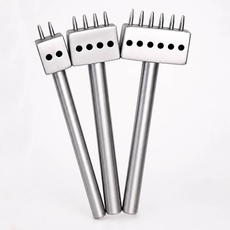 Round Pricking Iron Set Tool Steel for DIY Leathercraft – Babylon Leather