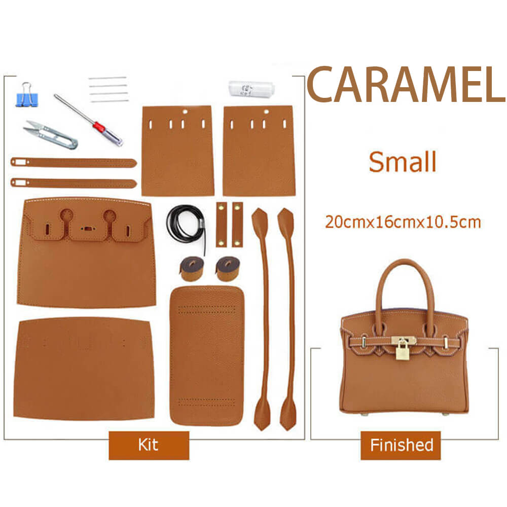Birkin-Style Leather Tote Bag DIY Kit – Babylon Leather