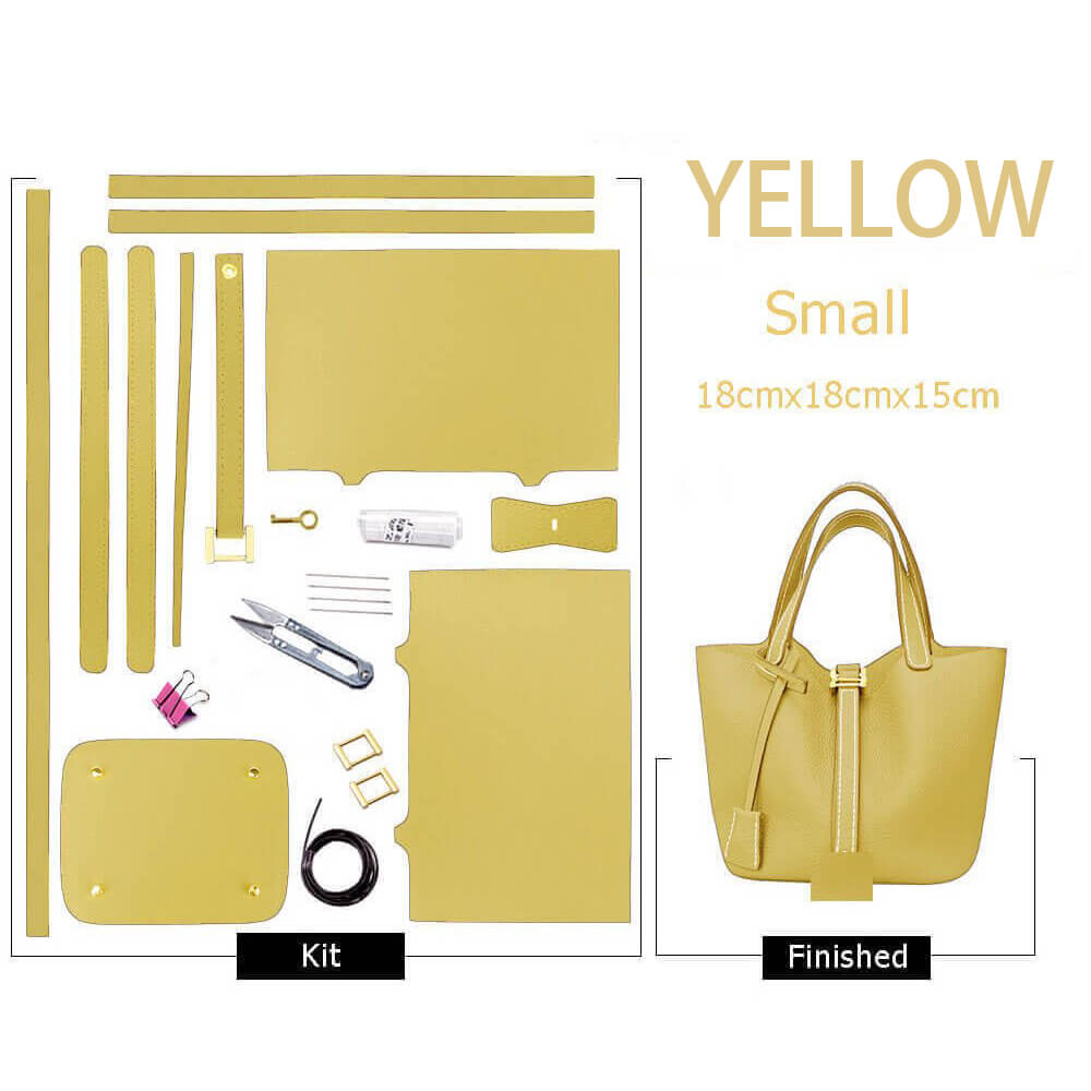 Unlined Leather Picotin Bag DIY Kit - Babylon Leather