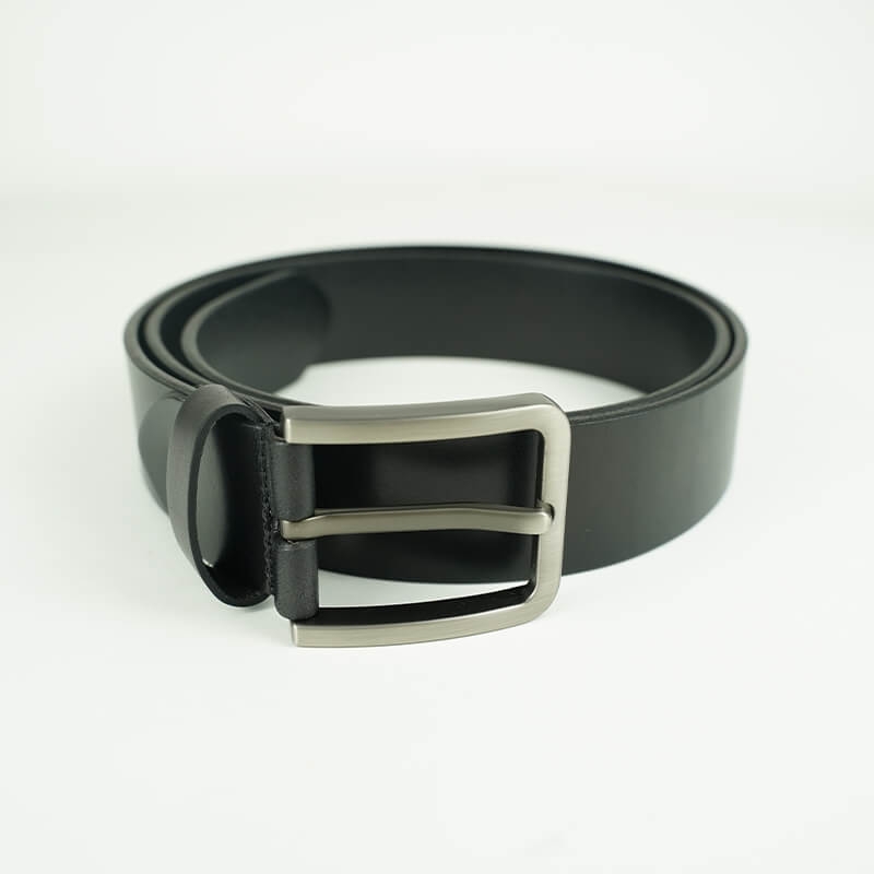 Men's Full-Grain Leather Belt with Stainless Steel Buckle – Babylon Leather