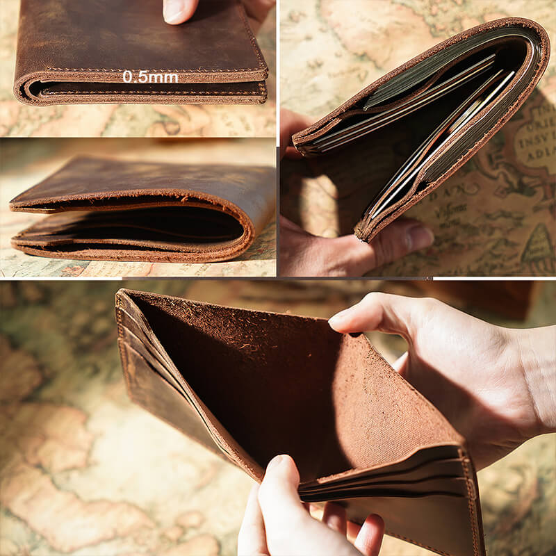 Men's Short Wallet with Coin Pocket – Babylon Leather