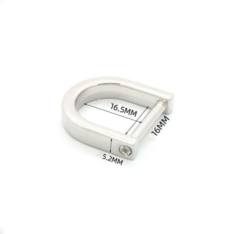 Screw-In D-Ring Connector - Babylon Leather