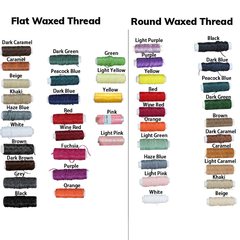 Premium Waxed Thread Set for Leather Craft & Hand Stitching – Babylon Leather