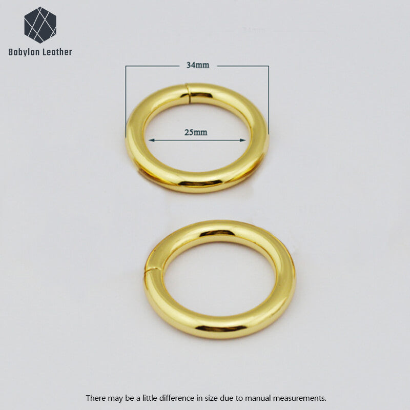 Shoulder Strap Buckle Spring Gate O Ring(2 PACK)