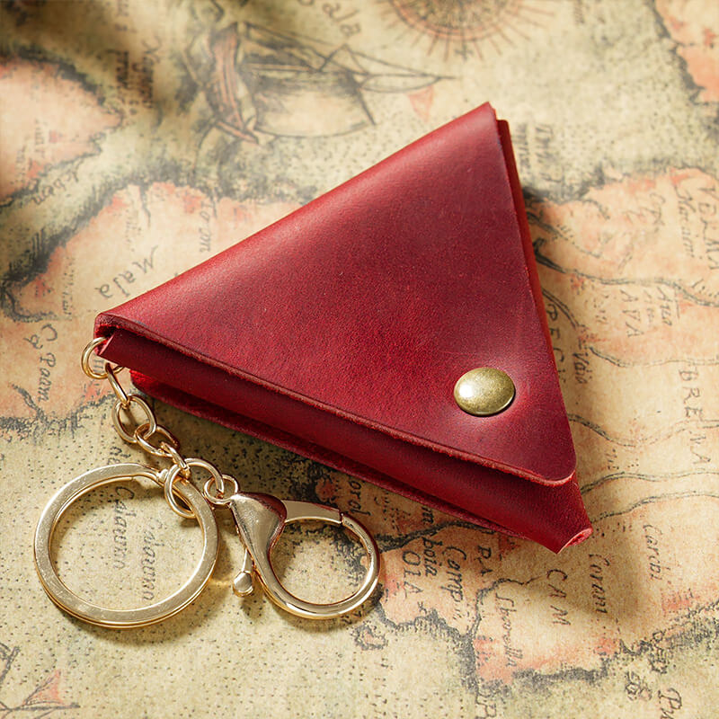 Mini Coin Key Purse Crazy Horse & Veg Tanned Leather – Babylon Leather