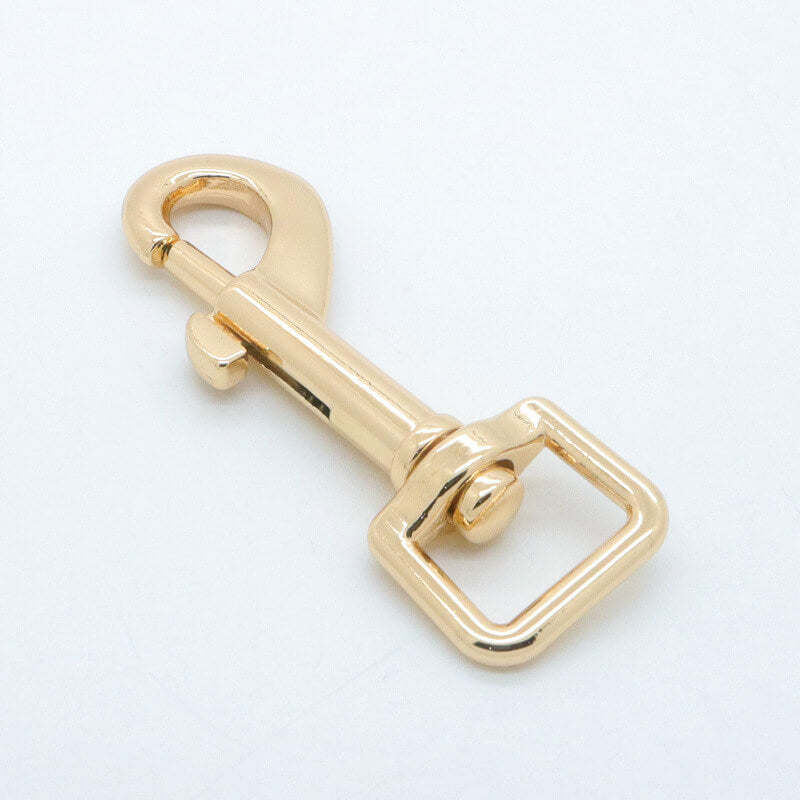 Square Eye Swivel Snap Hook - Babylon Leather