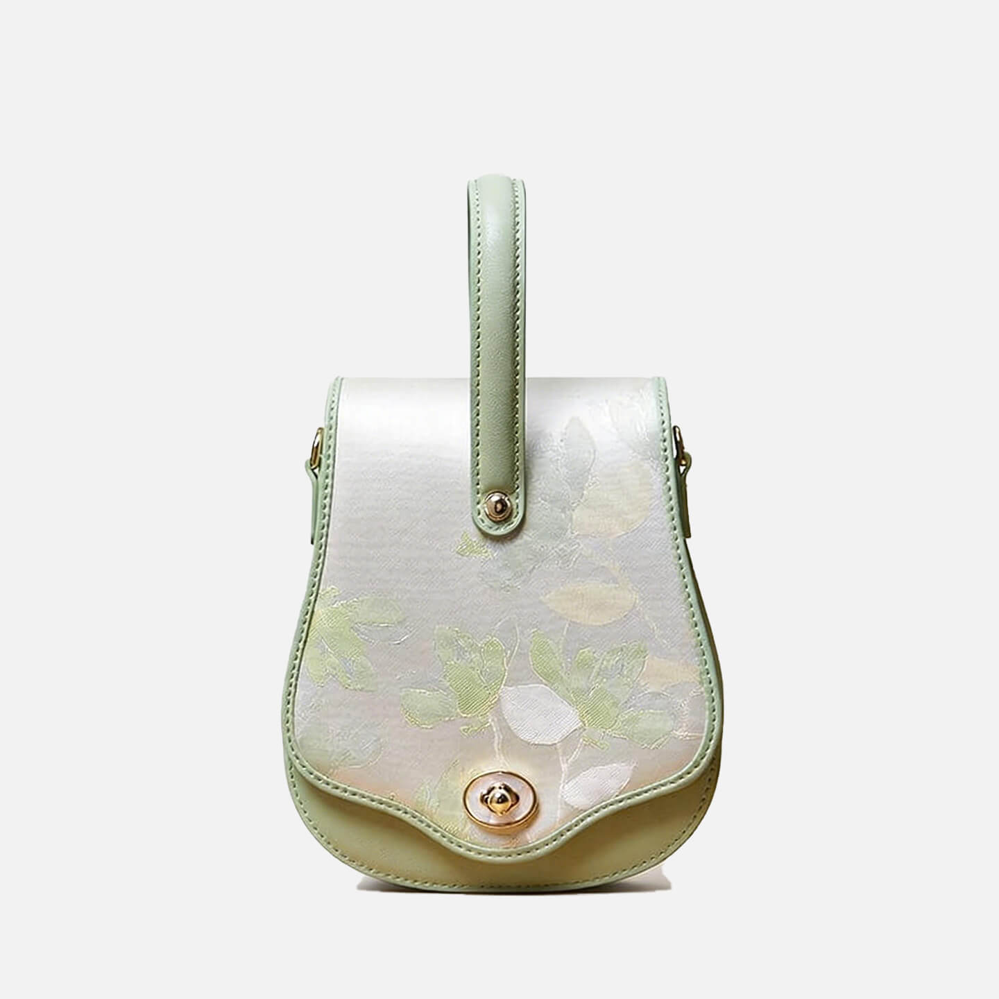 Silent Arc Leather and Silk Crossbody Handbag – Babylon Leather