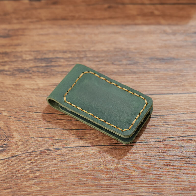 Magnetic Leather Bookmark Money Clip – Babylon Leather