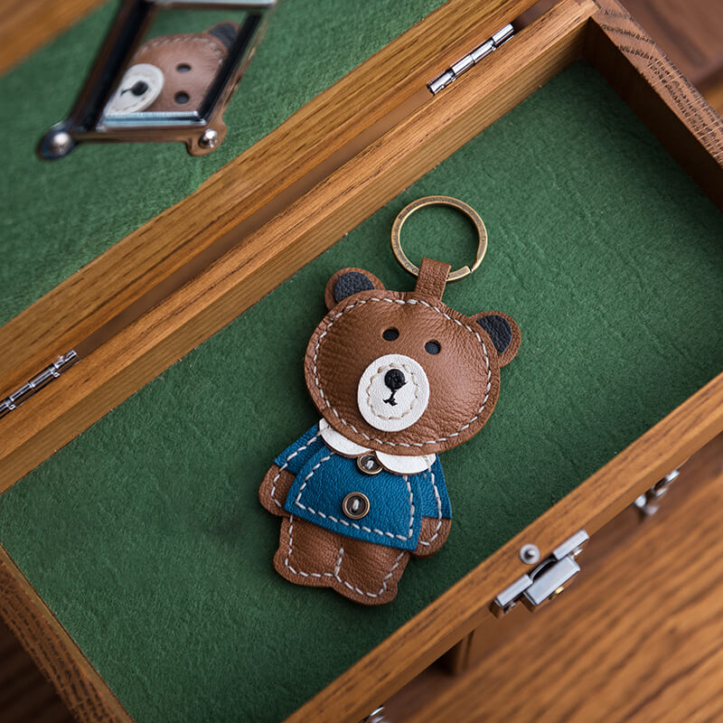 Leather Bear Keychain DIY Leathercraft Kits – Babylon Leather