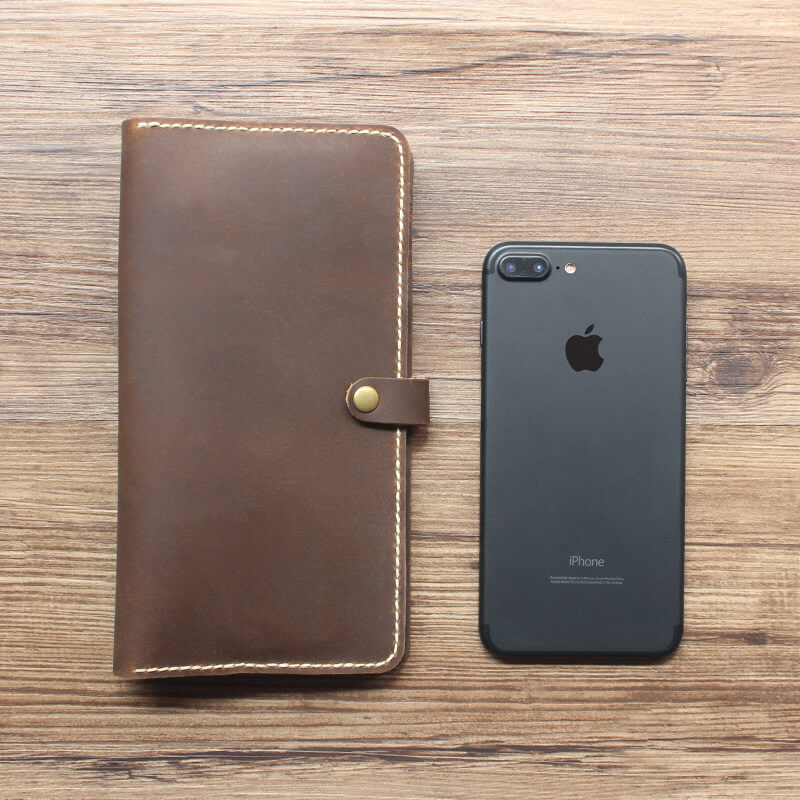 Travel Passport Wallet Crazy Horse Leather DIY Kit – Babylon Leather