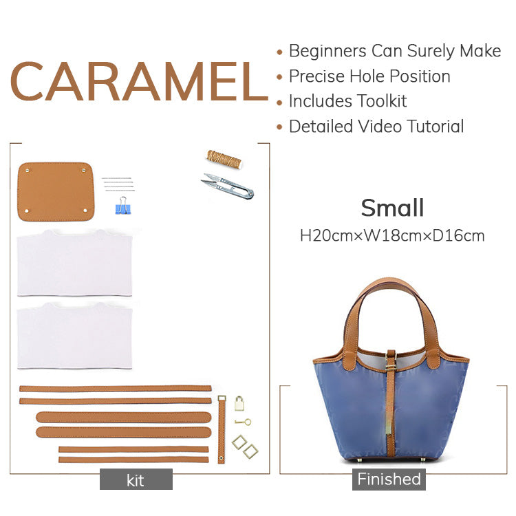 DIY-Set für individuell gestaltbare Picotin-Taschen mit Panels – Babylon Leather