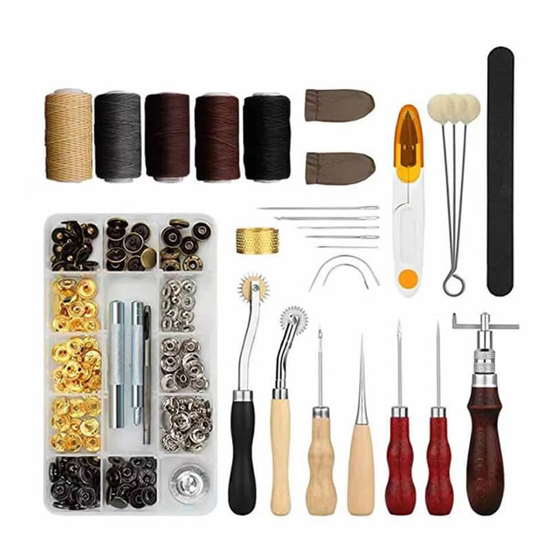 28-Piece Leather Craft Sewing Tool Set Large Case – Babylon Leather